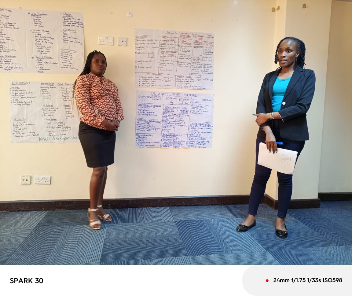 Interactive hands-on training session for caregivers